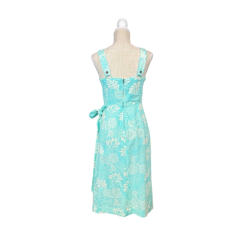 Patagonia Pataloha Dress Womens Sz 4 Organic Cotton True Wrap Smocked Sundress - Picture 3 of 12